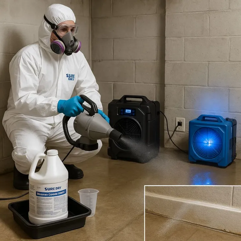 Sanitization and Odor Removal process in Somerset County, MD